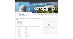 Desktop Screenshot of kleinanderson.com