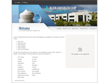 Tablet Screenshot of kleinanderson.com